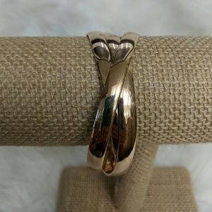 Bronzo Italia Set of 3 Rose Gold Bangles